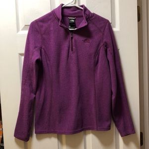🦋 North Face, Quarter Zip, Fleece Pullover, Size M